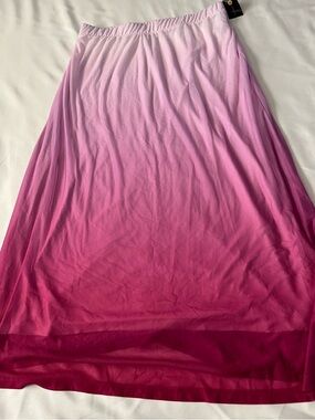 JM Collection Ombre Pink Maxi Skirt